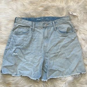 Old Navy High-Rise Slouchy Straight Shorts
